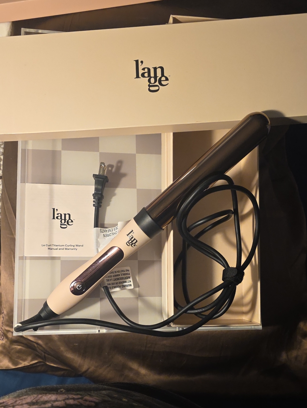 L'ange Le Curl Titanium Curling Wand